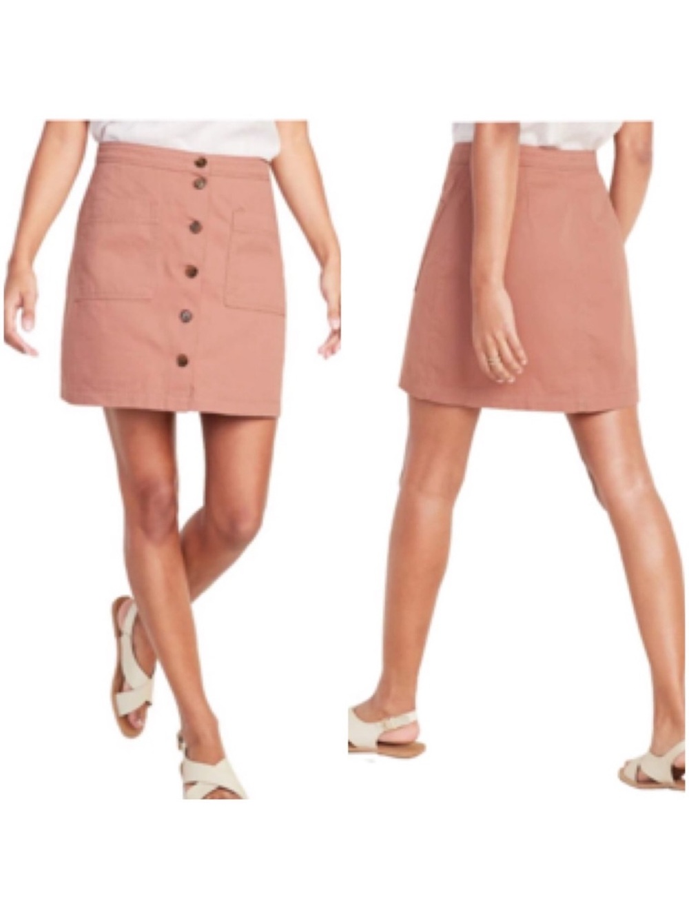 Old Navy A Line Mini Skirt Amelia Rose Pink Size 10